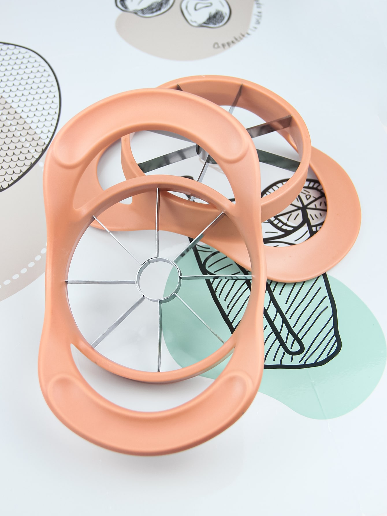 Watermelon Slicer Cutter - Pink stainless steel watermelon cutter multi