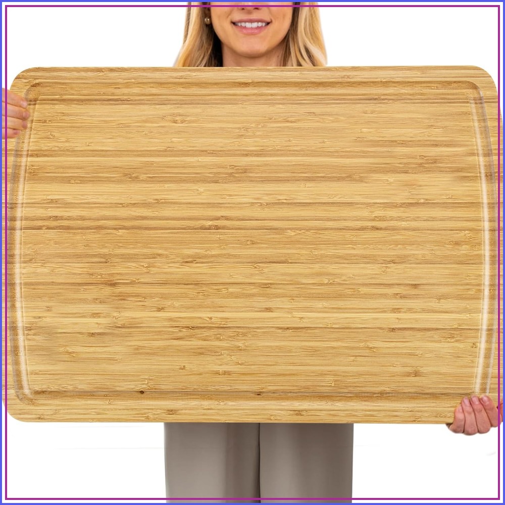 Bamboo Cutting Board - Extra Large 30x20 Inch Bamboo Cutting