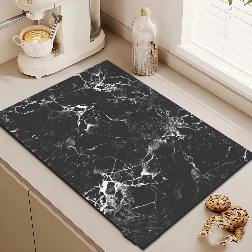 Kitchen Gadgets Luxury - Household Luxury Marble Draining Countertop Diatomite