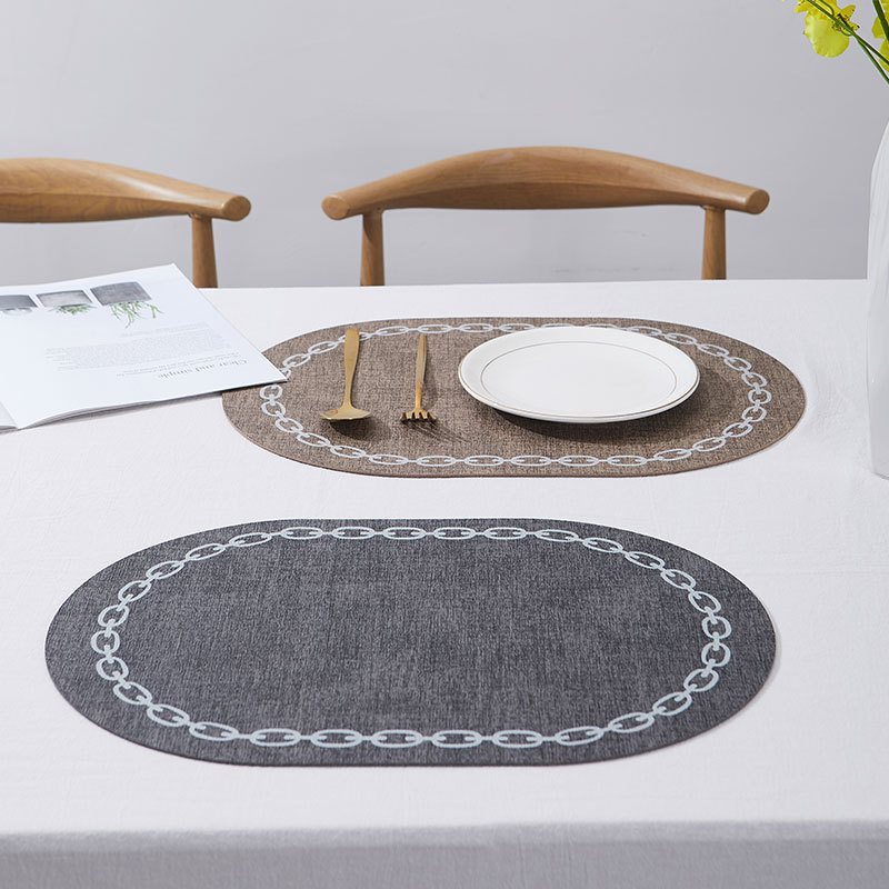 Oval Table Placemat Faux Leath – Kitchen Gadgets Luxury Bewertung und Preis