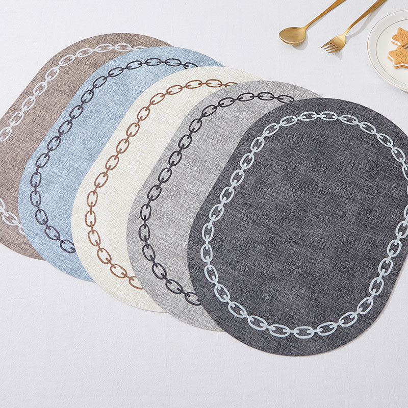 Oval Table Placemat Faux Leath – Kitchen Gadgets Luxury Bewertung und Preis