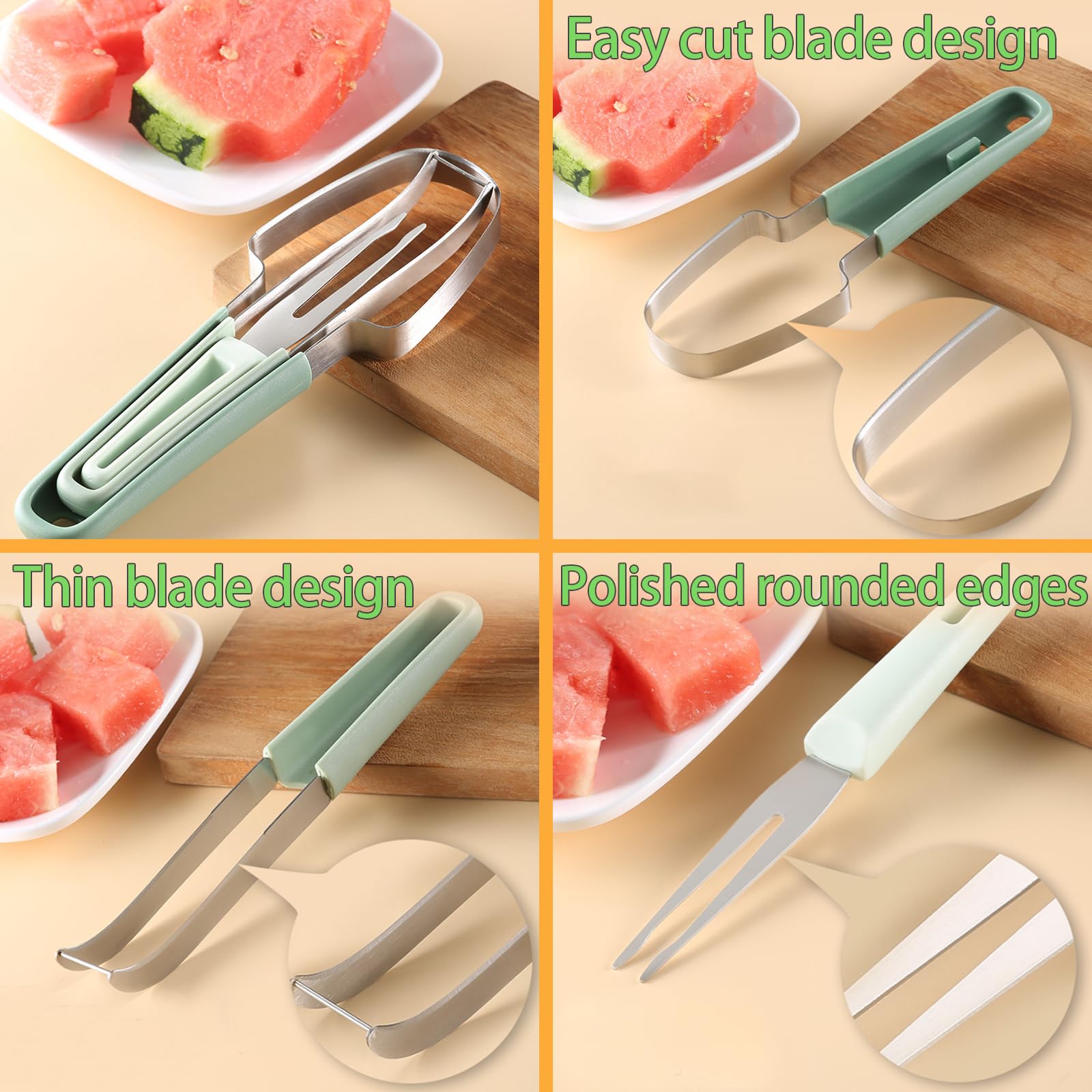 3 in 1 Watermelon Fork Slicer  – Watermelon Slicer Cutter Bewertung und Preis
