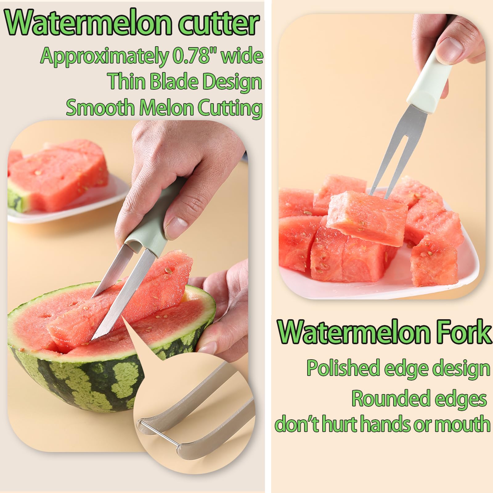 3 in 1 Watermelon Fork Slicer  – Watermelon Slicer Cutter Bewertung und Preis