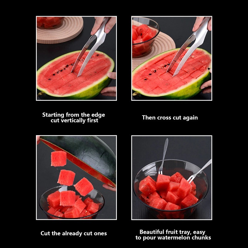 Hot selling household 304 stai – Watermelon Slicer Cutter Bewertung und Preis