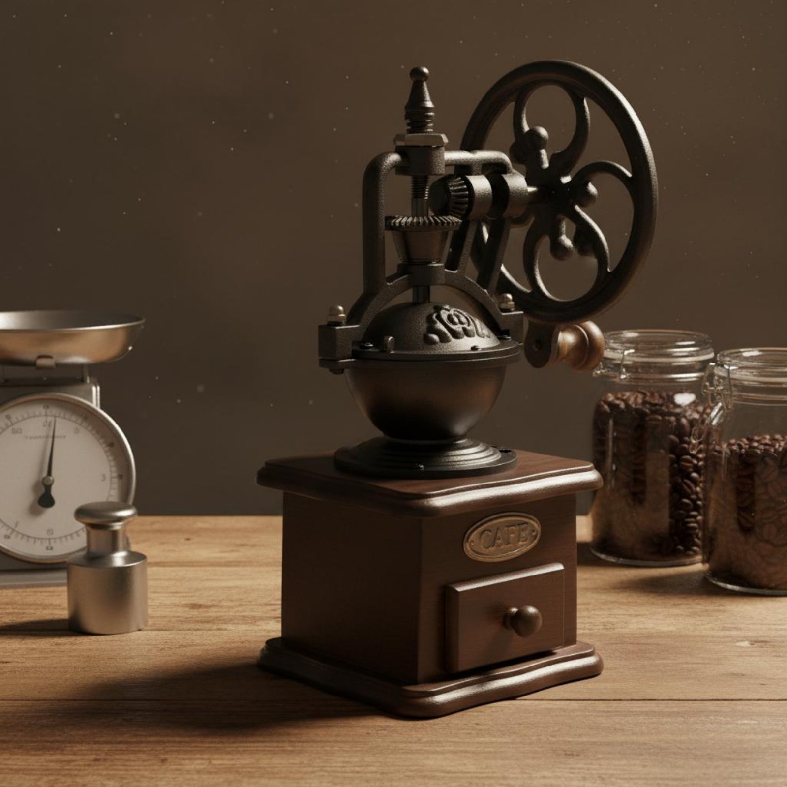 Manual Amusement Wheel Coffee  – Kitchen Gadgets Vintage Bewertung und Preis