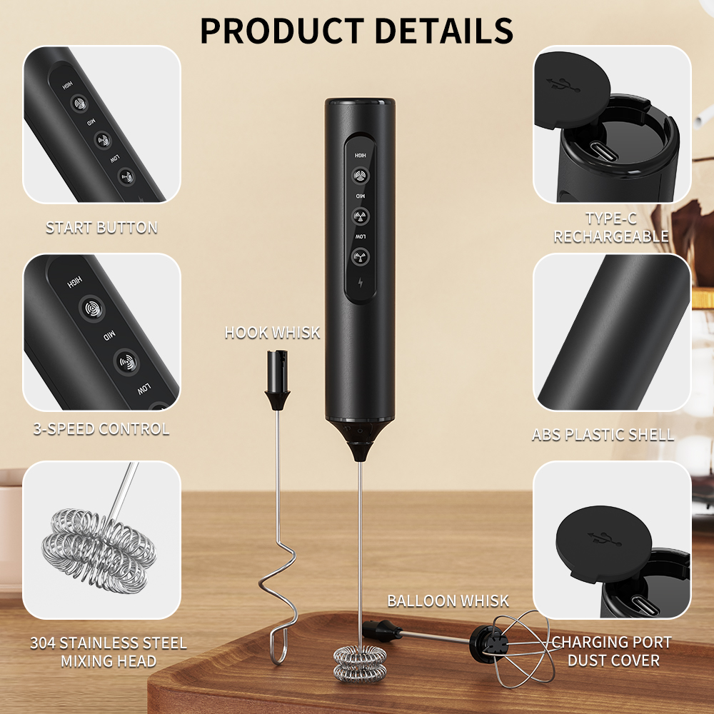 3 in 1 Electric Handheld Milk  – Milk Frother Bewertung und Preis