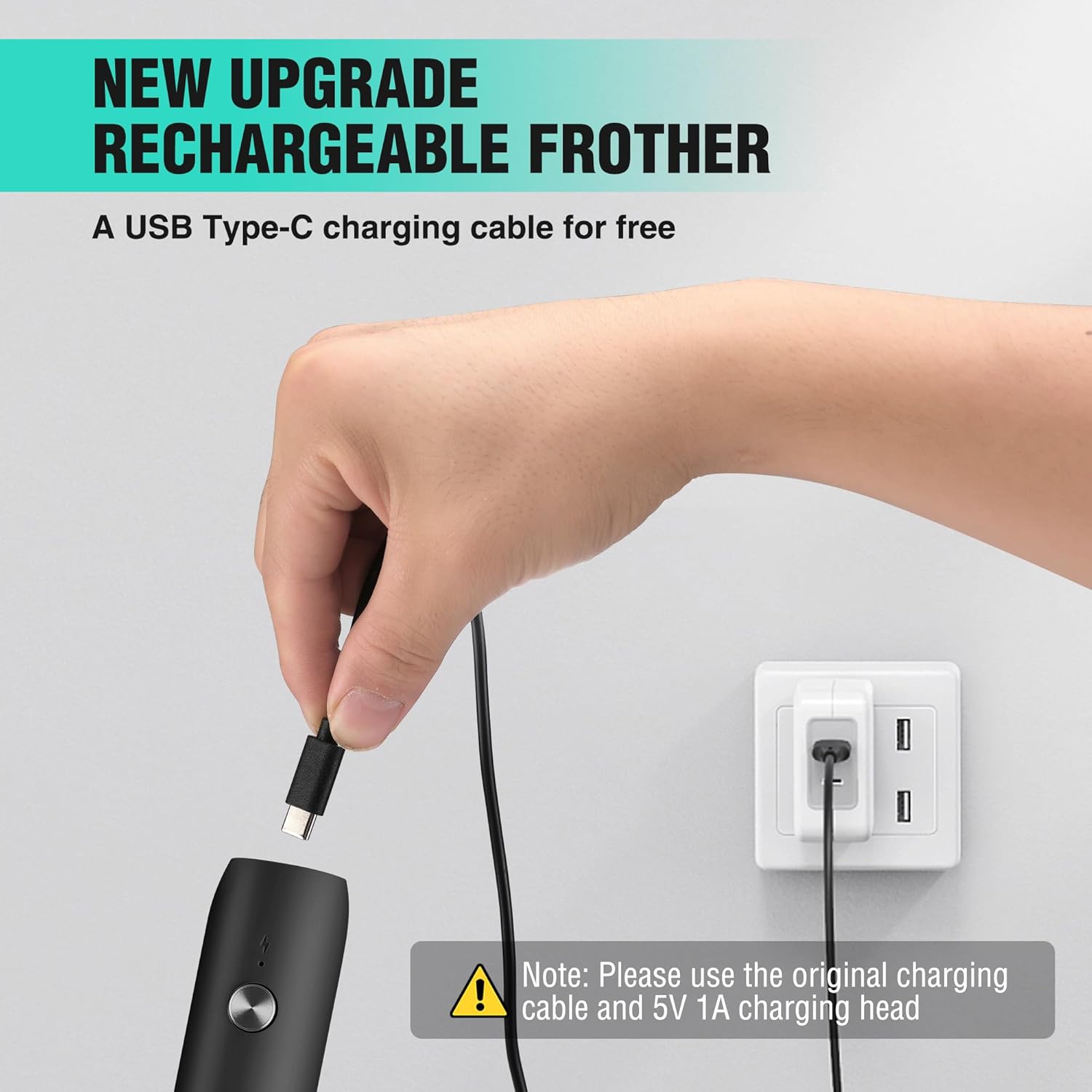Rechargeable Milk Frother Wand – Milk Frother Bewertung und Preis