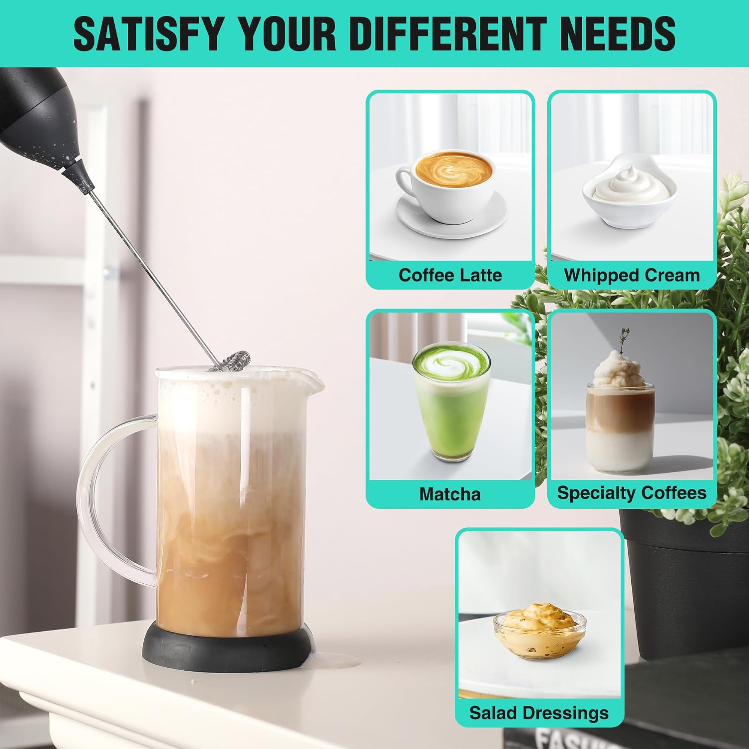 Rechargeable Milk Frother Wand – Milk Frother Bewertung und Preis