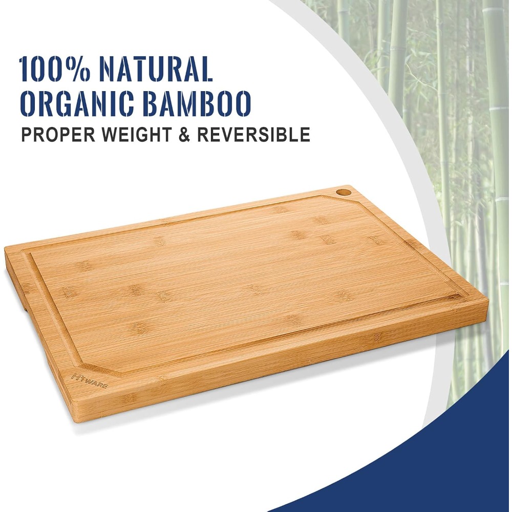 4-Piece Extra Large Bamboo Cut – Bamboo Cutting Board Bewertung und Preis