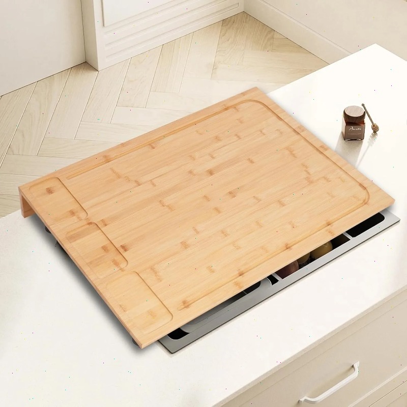 Large Bamboo Stove Top Cover w – Bamboo Cutting Board Bewertung und Preis