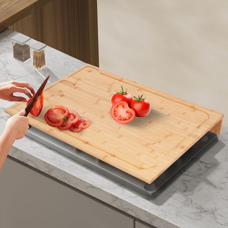 Large Bamboo Stove Top Cover w – Bamboo Cutting Board Bewertung und Preis