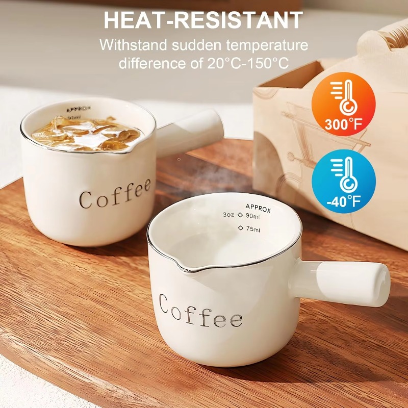 Mini Ceramic Coffee Cup with H – Milk Frother Bewertung und Preis