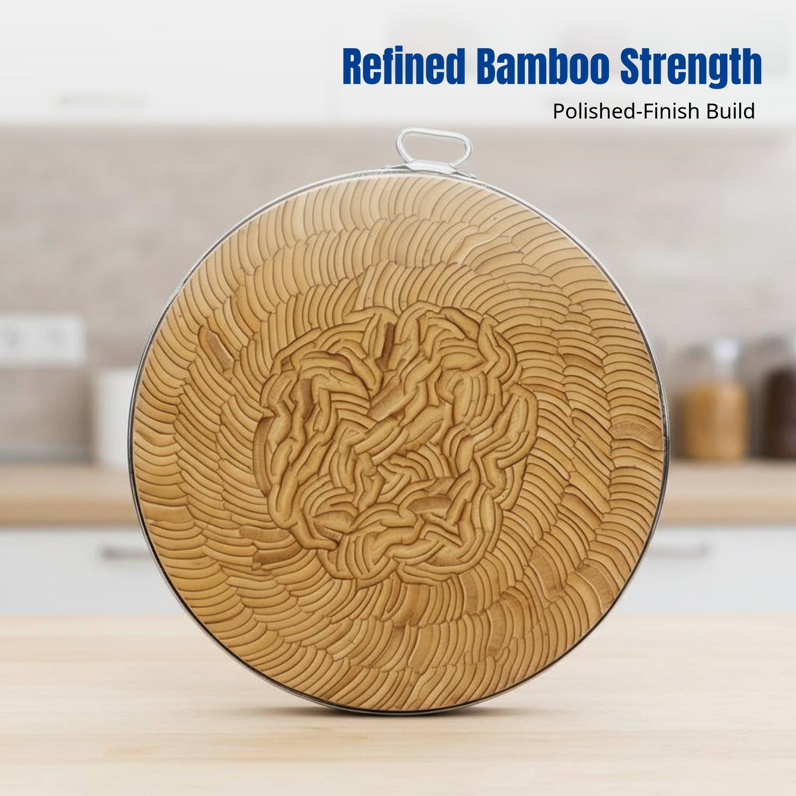 Round Bamboo Cutting Board, Ex – Bamboo Cutting Board Bewertung und Preis