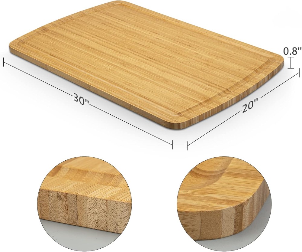 Extra Large 30x20 Inch Bamboo  – Bamboo Cutting Board Bewertung und Preis