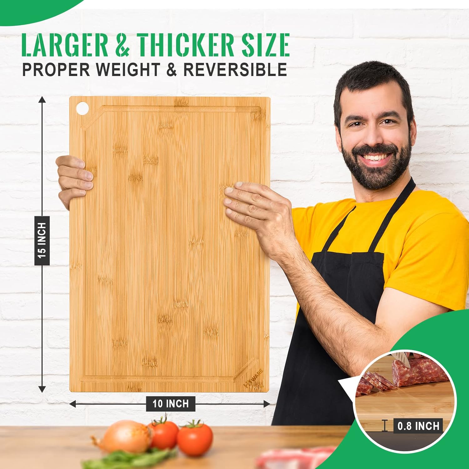 Bamboo Cutting Board for Kitch – Bamboo Cutting Board Bewertung und Preis