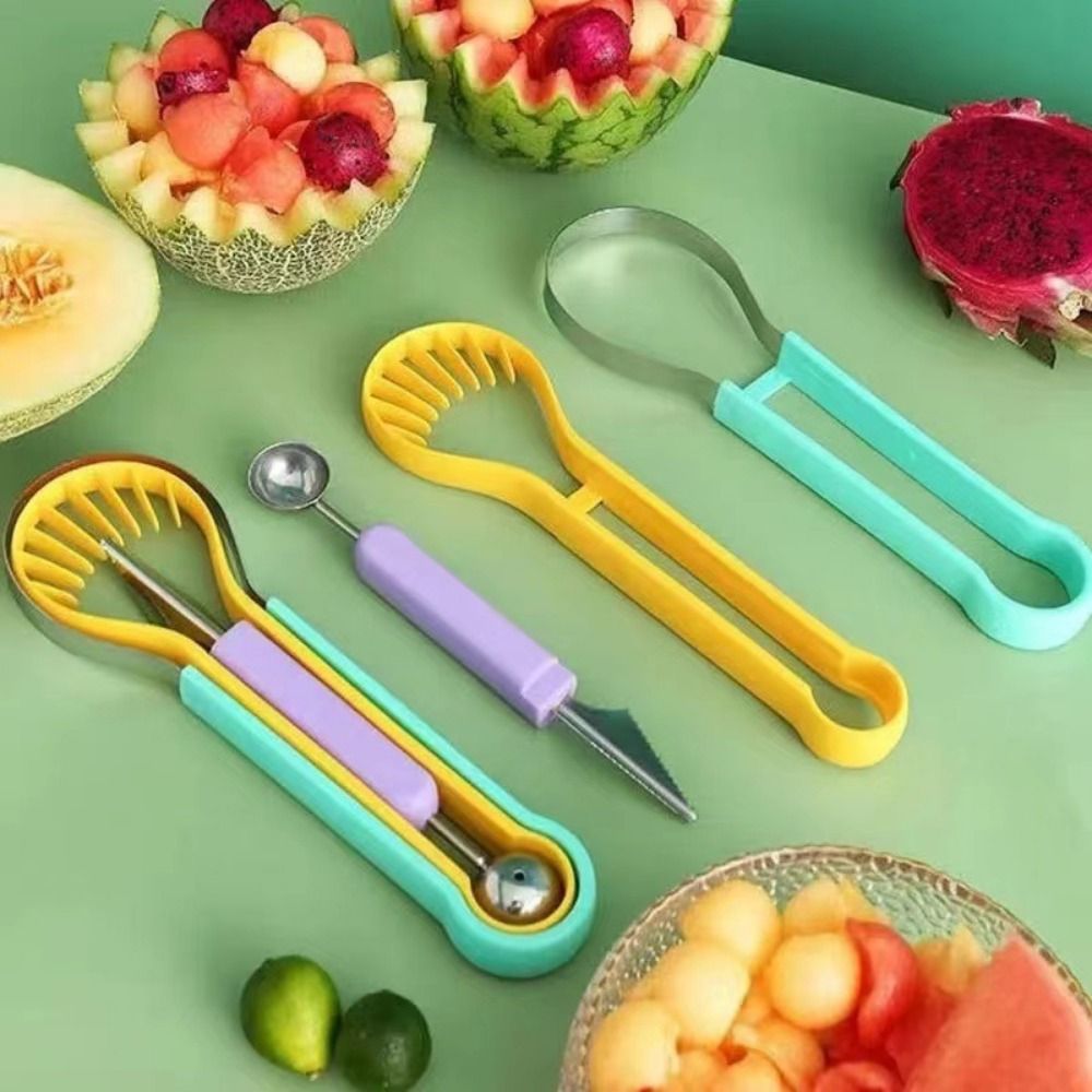 3 in 1 Melon Scoops Double-Hea – Watermelon Slicer Cutter Bewertung und Preis
