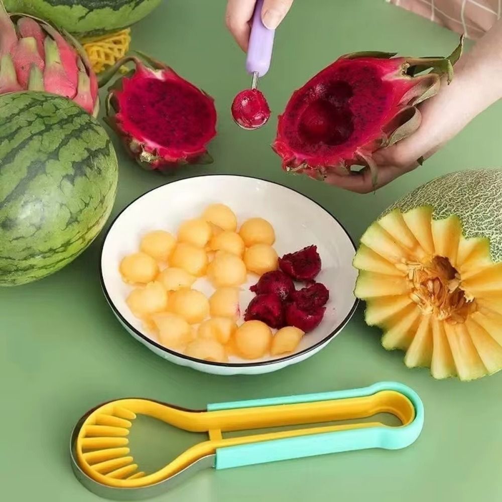 3 in 1 Melon Scoops Double-Hea – Watermelon Slicer Cutter Bewertung und Preis