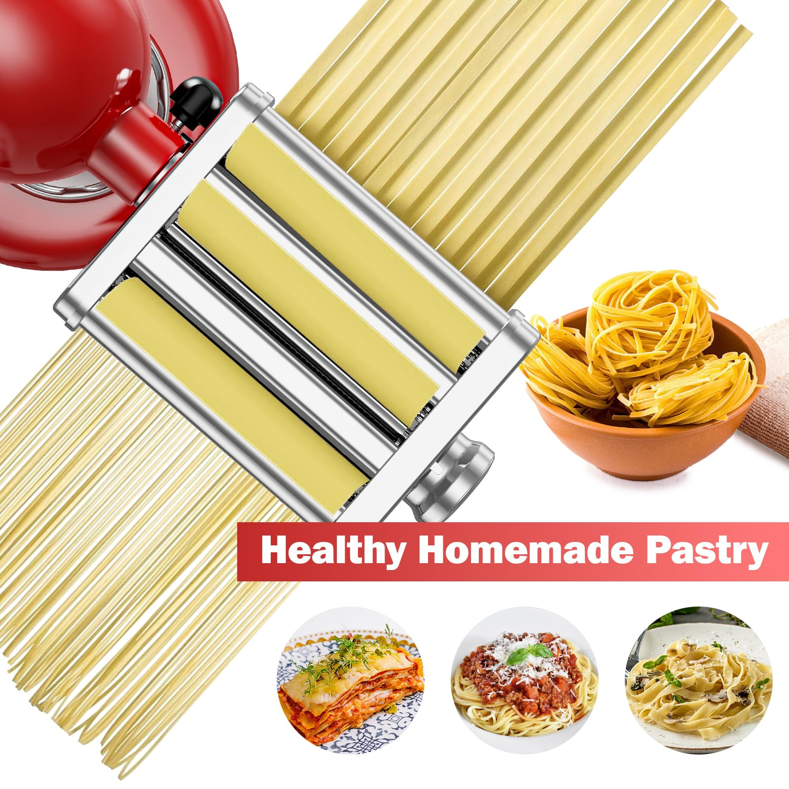 Gvode 3 in 1 Pasta Attachment  – Kitchen Gadgets Mixer Bewertung und Preis
