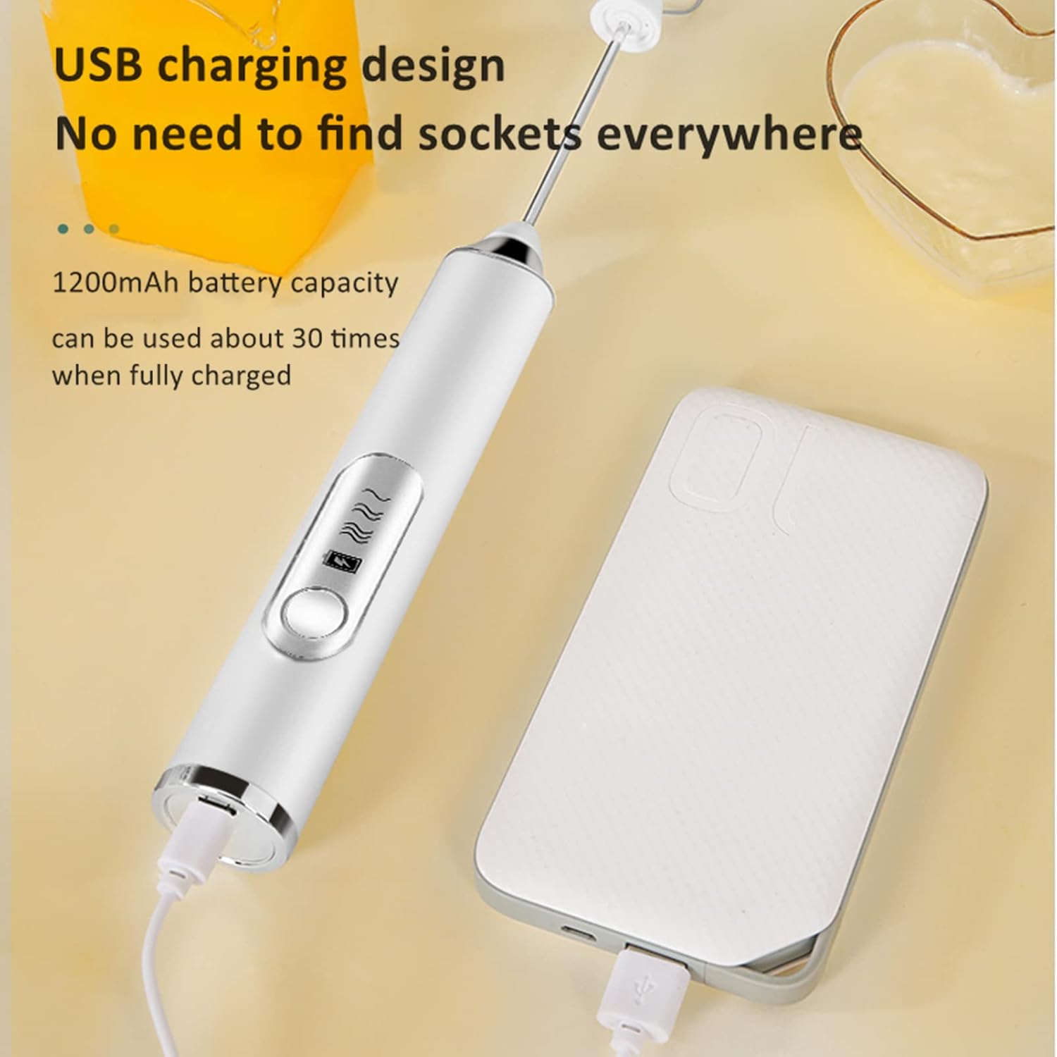 3-Speed Rechargeable Milk Frot – Milk Frother Bewertung und Preis
