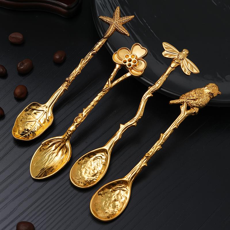 1Pc Metal Dessert Coffee Spoon – Kitchen Gadgets Vintage Bewertung und Preis