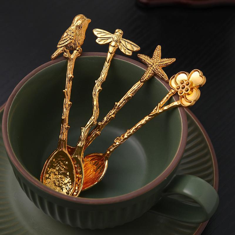 1Pc Metal Dessert Coffee Spoon – Kitchen Gadgets Vintage Bewertung und Preis
