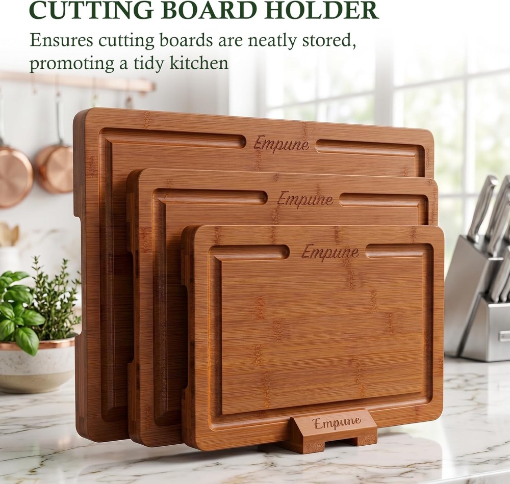 3-Piece Extra Thick Bamboo Cut – Bamboo Cutting Board Bewertung und Preis