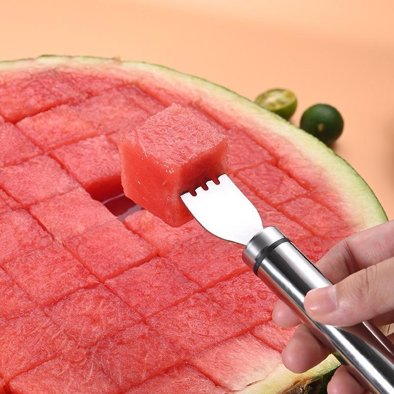 2-in-1 Stainless Steel Waterme – Watermelon Slicer Cutter Bewertung und Preis