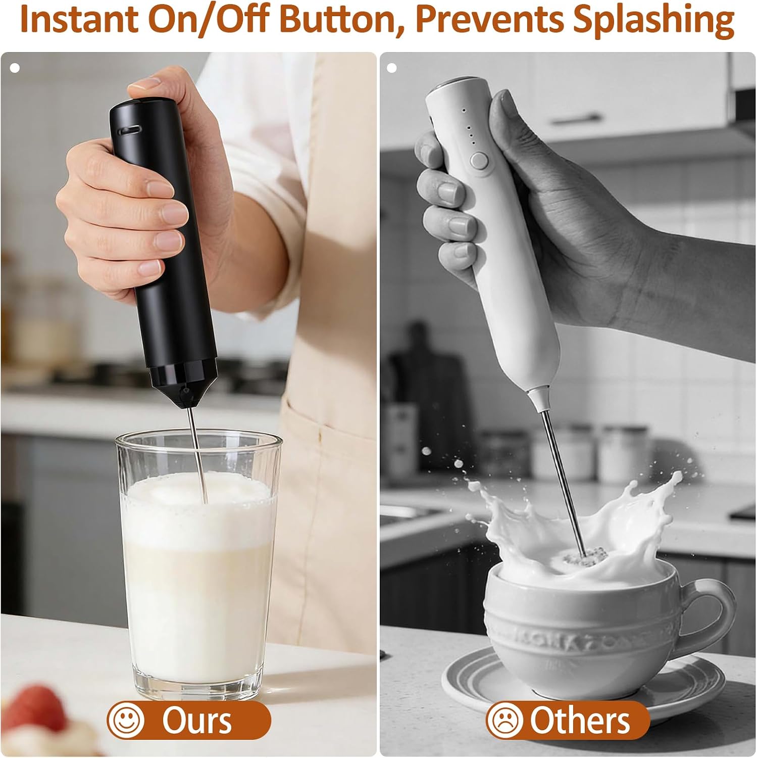 Rechargeable Milk Frother Hand – Milk Frother Bewertung und Preis